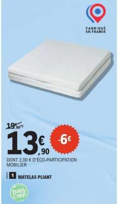 MATELAS PLIANT