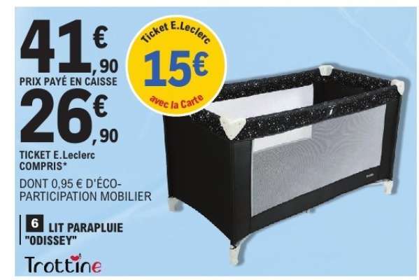 Lit Parapluie "Odissey"