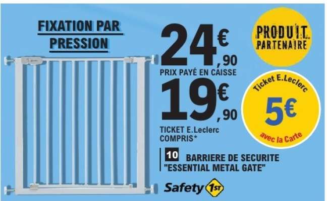 Barrière de Sécurité Essential Metal Gate