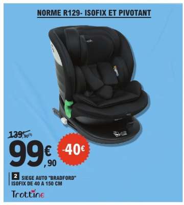 SIEGE AUTO 'BRADFORD'