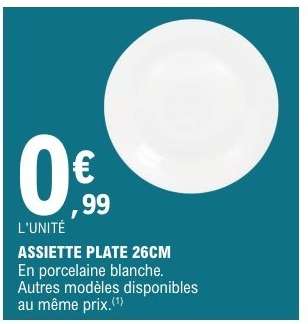 ASSIETTE PLATE 26CM