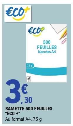RAMETTE 500 FEUILLES “ECO+”