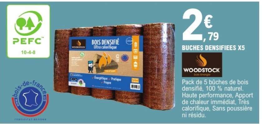 BUCHES DENSIFIEES X5