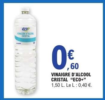 VINAIGRE D’ALCOOL CRISTAL “ECO+”