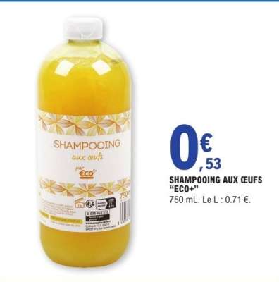 SHAMPOOING AUX OEUFS “ECO+”