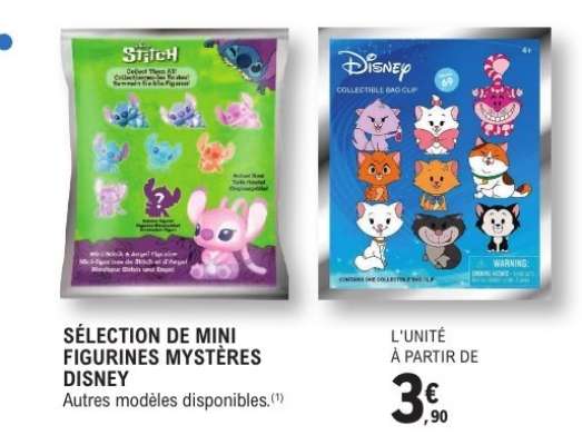 SÉLECTION DE MINI FIGURINES MYSTÈRES DISNEY