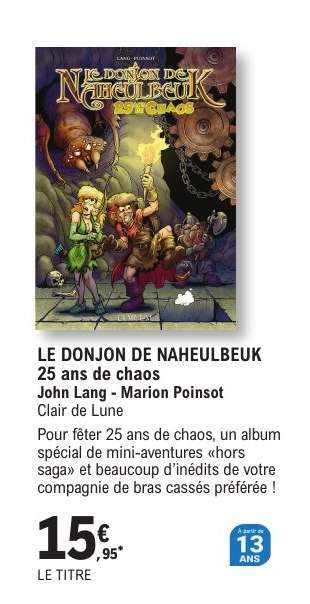 LE DONJON DE NAHEULBEUK 25 ans de chaos