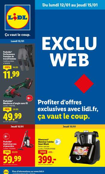 Catalogue Lidl - 12/01/2026 - 18/01/2026.