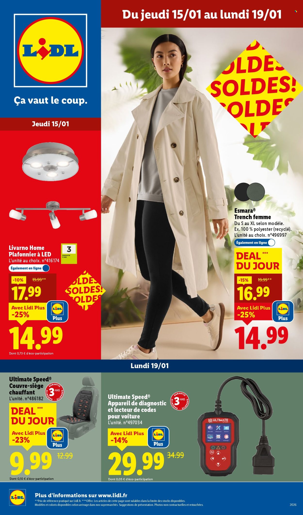 Catalogue Lidl - 15/01/2026 - 19/01/2026. Page 1