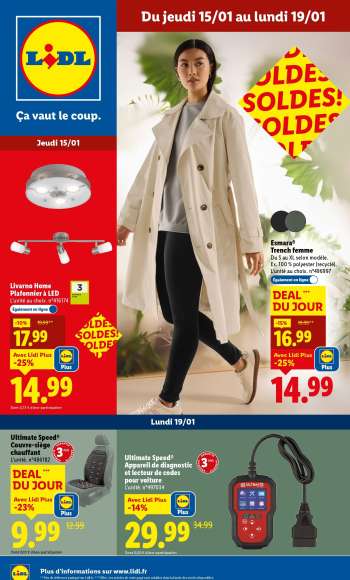 Catalogue Lidl - 15/01/2026 - 19/01/2026.