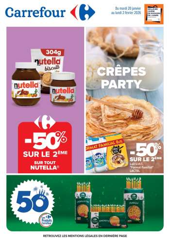 Catalogue Carrefour Hypermarchés - 20/01/2026 - 02/02/2026.
