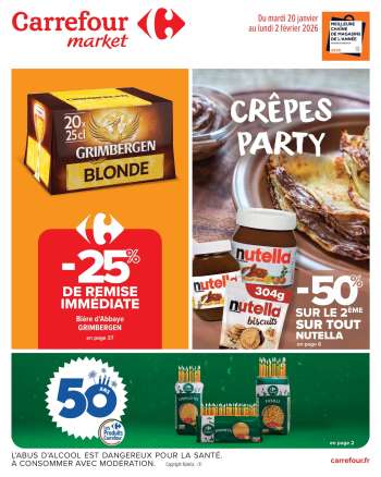 Catalogue Carrefour Market - 20/01/2026 - 02/02/2026.