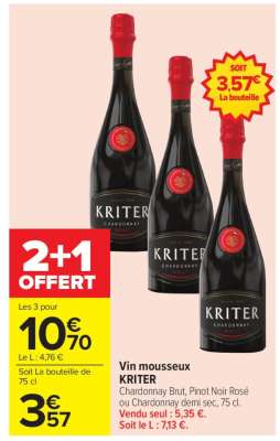 Vin Mousseux Kriter