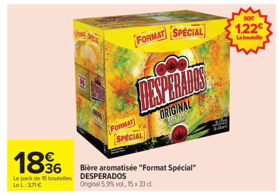 Bière aromatisée «Format Spécial» DESPERADOS