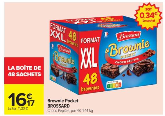 BROWNIE POCKET "BROSSARD"