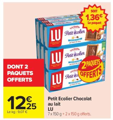 Petit Écolier Chocolat au lait