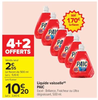 LIQUIDE VAISSELLE “PAIC”