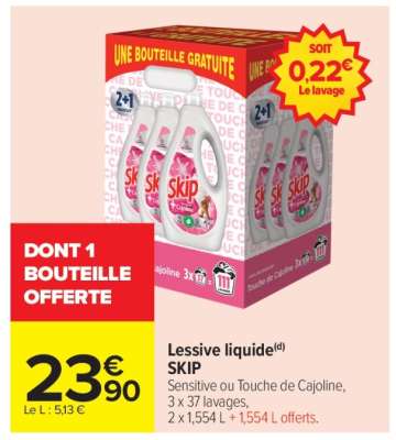 LESSIVE LIQUIDE "SKIP"