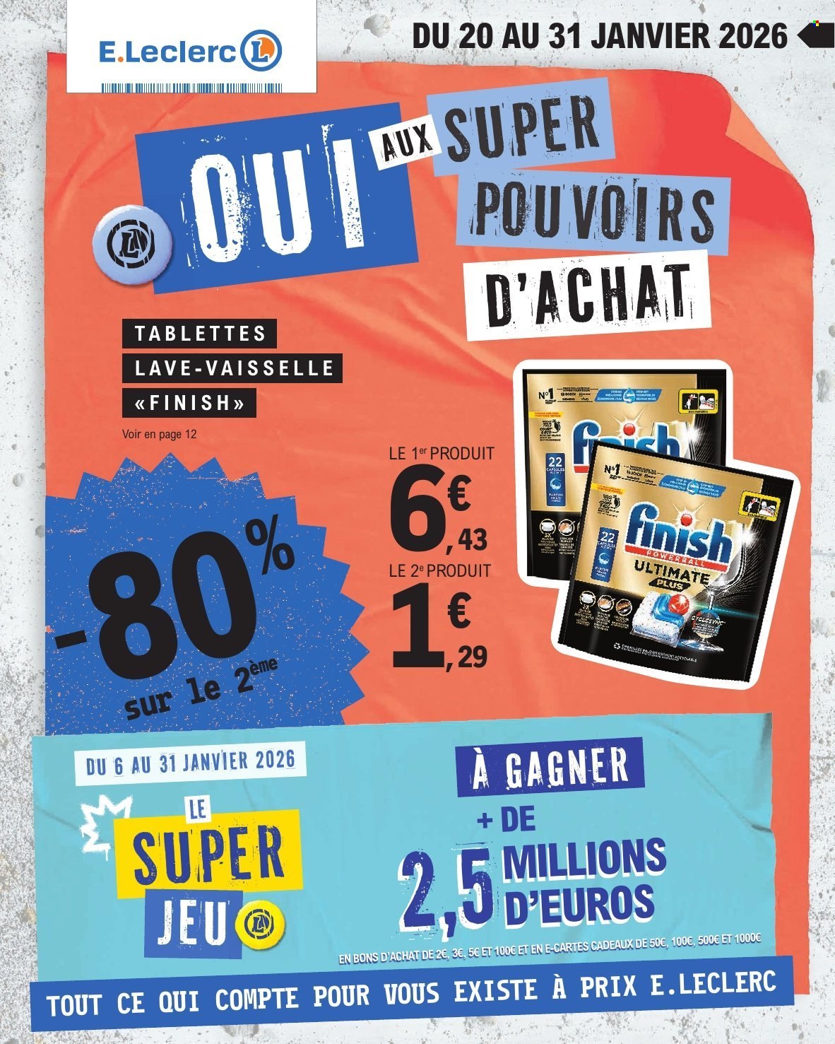 Catalogue E.Leclerc - 20/01/2026 - 31/01/2026. Page 1