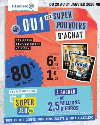 Catalogue E.Leclerc - 20/01/2026 - 31/01/2026.