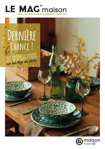 Catalogue E.Leclerc - 20/01/2026 - 15/03/2026.