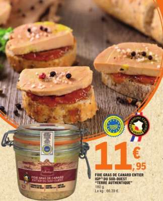 Foie Gras de Canard Entier IGP