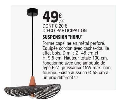 SUSPENSION "HONU"