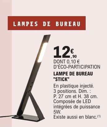 LAMPE DE BUREAU "STICK"