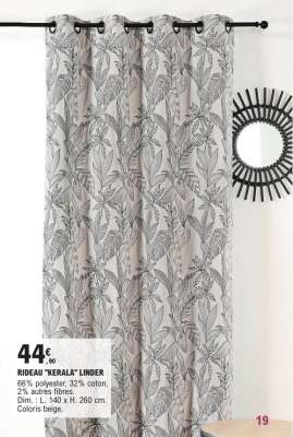 RIDEAU "KERALA" LINDER