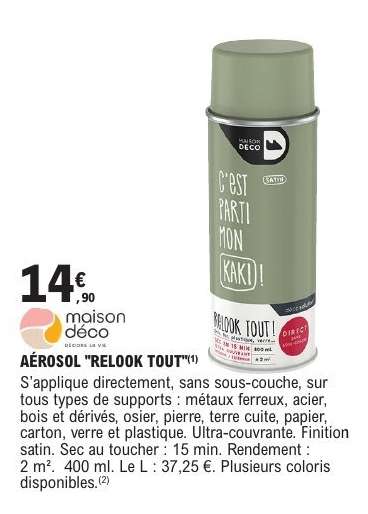 AÉROSOL "RELOOK TOUT"