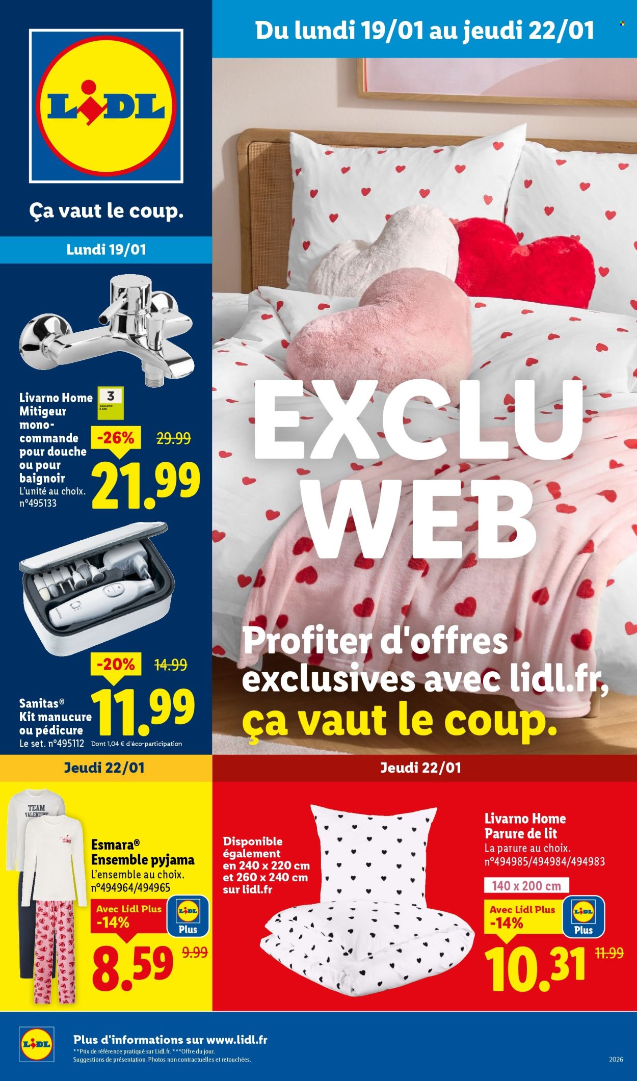 Catalogue Lidl - 19/01/2026 - 22/01/2026. Page 1