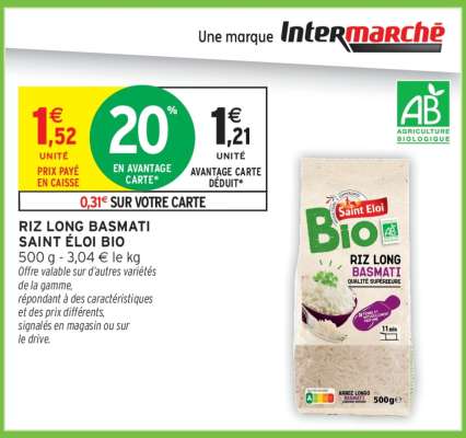 Riz Long Basmati Saint Éloi Bio