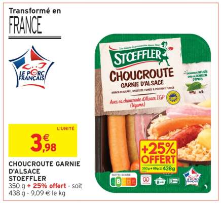 Choucroute Garnie D'alsace Stoeffler