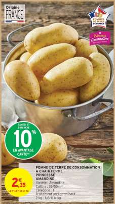 POMME DE TERRE DE CONSOMMATION