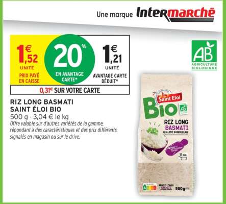 Riz Long Basmati Saint Éloi Bio