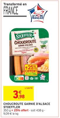 Choucroute Garnie D'alsace Stoeffler