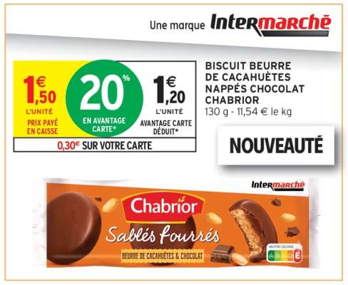 Chabrior Sablés Fourrés