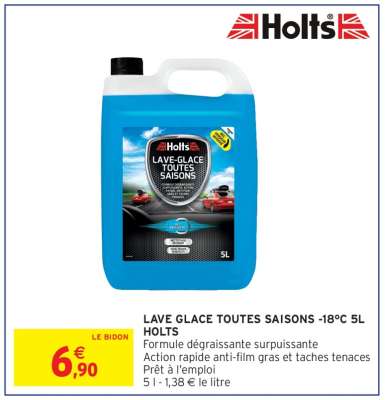 LAVE GLACE TOUTES SAISONS -18°C 5L HOLTS