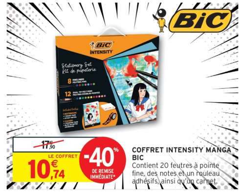 Coffret Intensity Manga BIC