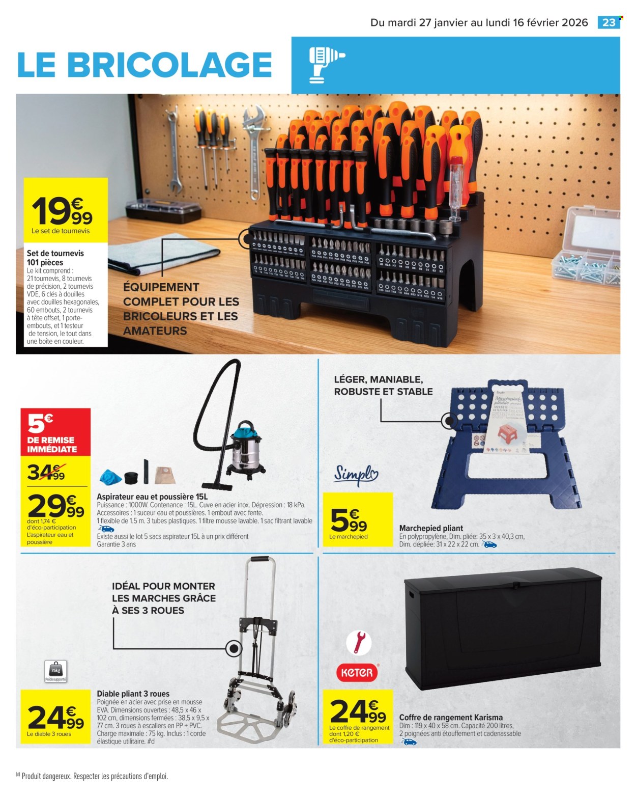 Catalogue Carrefour Hypermarchés - 27/01/2026 - 16/02/2026. Page 25
