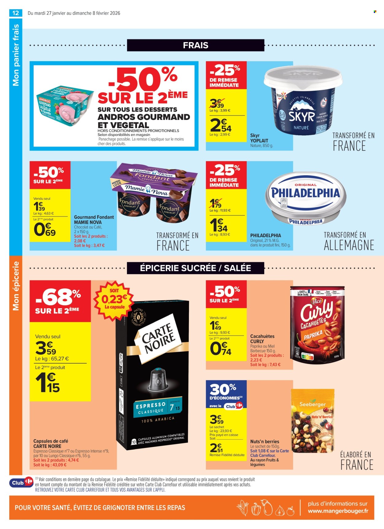 Catalogue Carrefour Contact - 27/01/2026 - 08/02/2026. Page 12