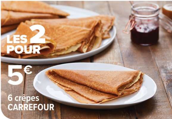 6 crêpes CARREFOUR