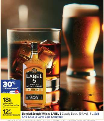 BLENDED SCOTCH WHISKY LABEL 5