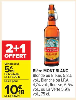 BIERE MONT-BLANC
