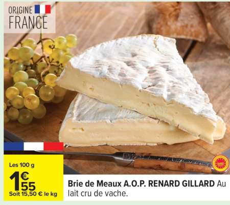 Brie de Meaux A.O.P. RENARD GILLARD