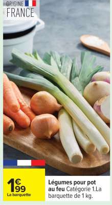 Légumes pour pot au feu