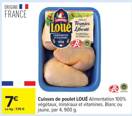 Cuisses de poulet LOUÉ