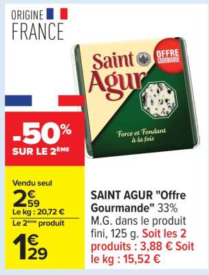 SAINT AGUR "Offre Gourmande"