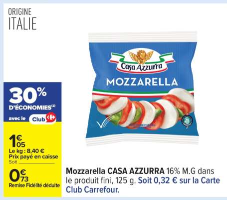 Mozzarella Casa Azzurra
