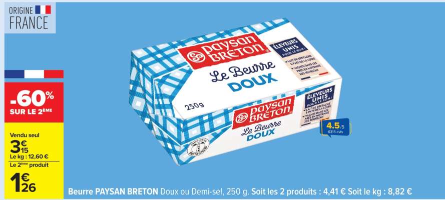 Beurre Paysan Breton